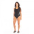 SQUBA TRAINING SWIMMING COSTUME, BLACK WOMAN.