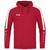 SUDADERA CON CAPUCHA JAKO POWER, ROJA-BLANCA HOMBRE.