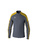 SUDADERA ERIMA EVO STAR ENTRENAMIENTO TOP, GRIS PIZARRA-AMARILLO-NIÑO