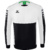 SUDADERA ERIMA SIX WINGS, NEGRA-BLANCA HOMBRE.