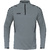 SUDADERA ZIP TOP JAKO CHALLENGE, GRIS PIEDRA-NEGRA HOMBRE.