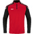 SUDADERA ZIP TOP JAKO PERFORMANCE, ROJA-NEGRA HOMBRE.