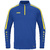 SUDADERA ZIP TOP JAKO POWER, ROYAL-AMARIILLA UNISEX.