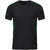 T-SHIRT JAKO CHALLENGE, BLACK MELANGE-SPORT GREEN KIDS.