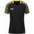 T-SHIRT JAKO PERFORMANCE, BLACK-SOFT YELLOW WOMEN.