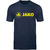 T-SHIRT JAKO PROMO, SEABLUE MELANGE-NEON YELLOW KIDS.