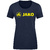 T-SHIRT JAKO PROMO, SEABLUE MELANGE-NEON YELLOW WOMEN.