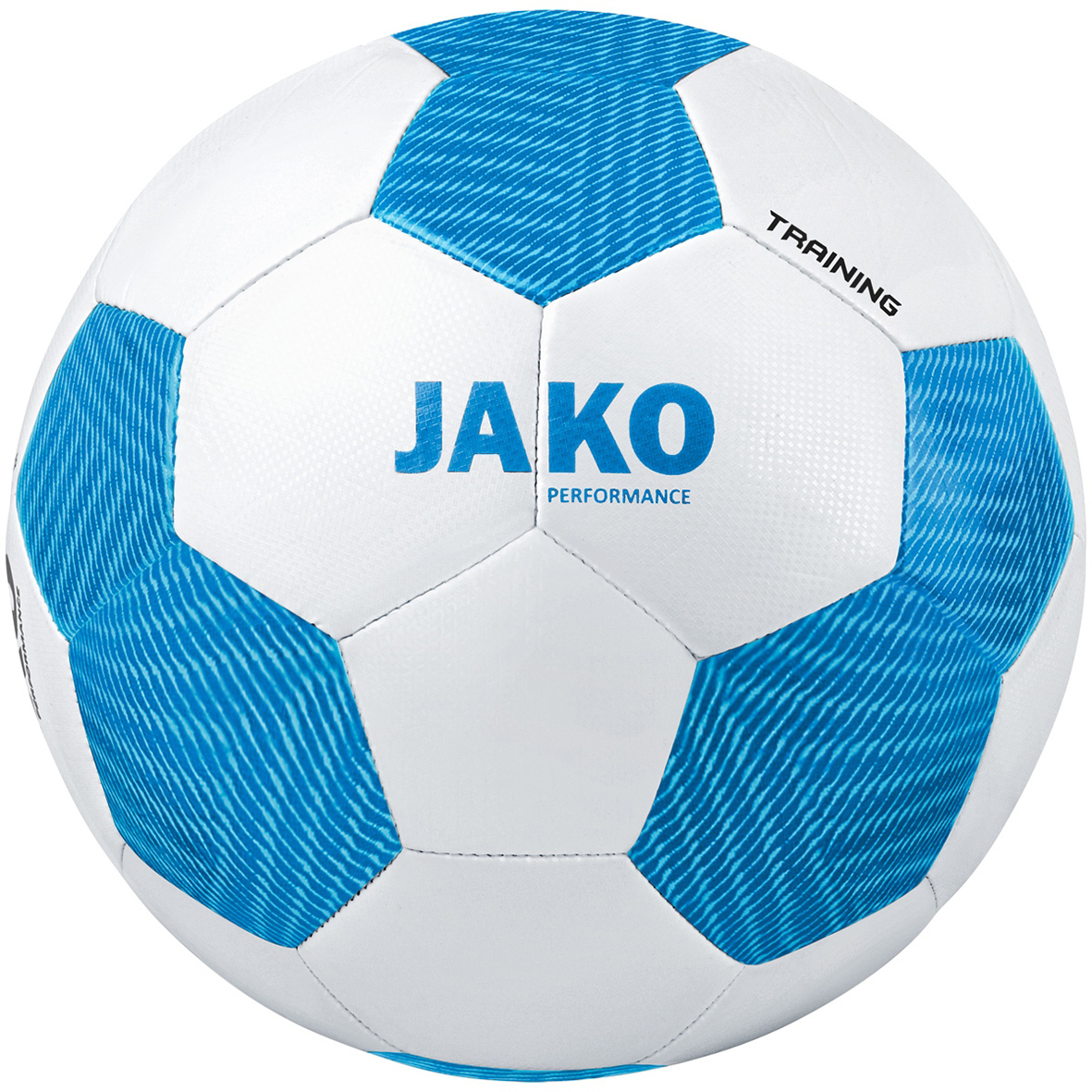TRAINING BALL JAKO STRIKER 2.0, WHITE-JAKO BLUE.