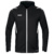 TRAINING JACKET JAKO CHALLENGE WITH HOOD, BLACK-WHITE KIDS.