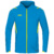 TRAINING JACKET JAKO CHALLENGE WITH HOOD, JAKO BLUE-NEON YELLOW KIDS.