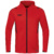 TRAINING JACKET JAKO CHALLENGE WITH HOOD, RED-BLACK KIDS.