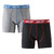 TWO PACK BOXER SHORT (GREY-BLACK).