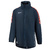 WINTER JACKET SALLERX.72, NAVY-NEON ORANGE-WHITE UNISEX.