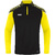 ZIP TOP JAKO PERFORMANCE, BLACK-SOFT YELLOW KIDS.