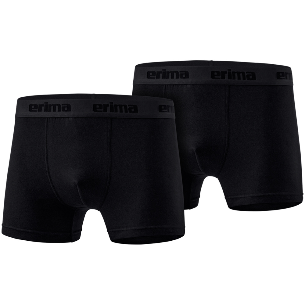 2-PACK OF ERIMA BOXER SHORTS, BLACK. 