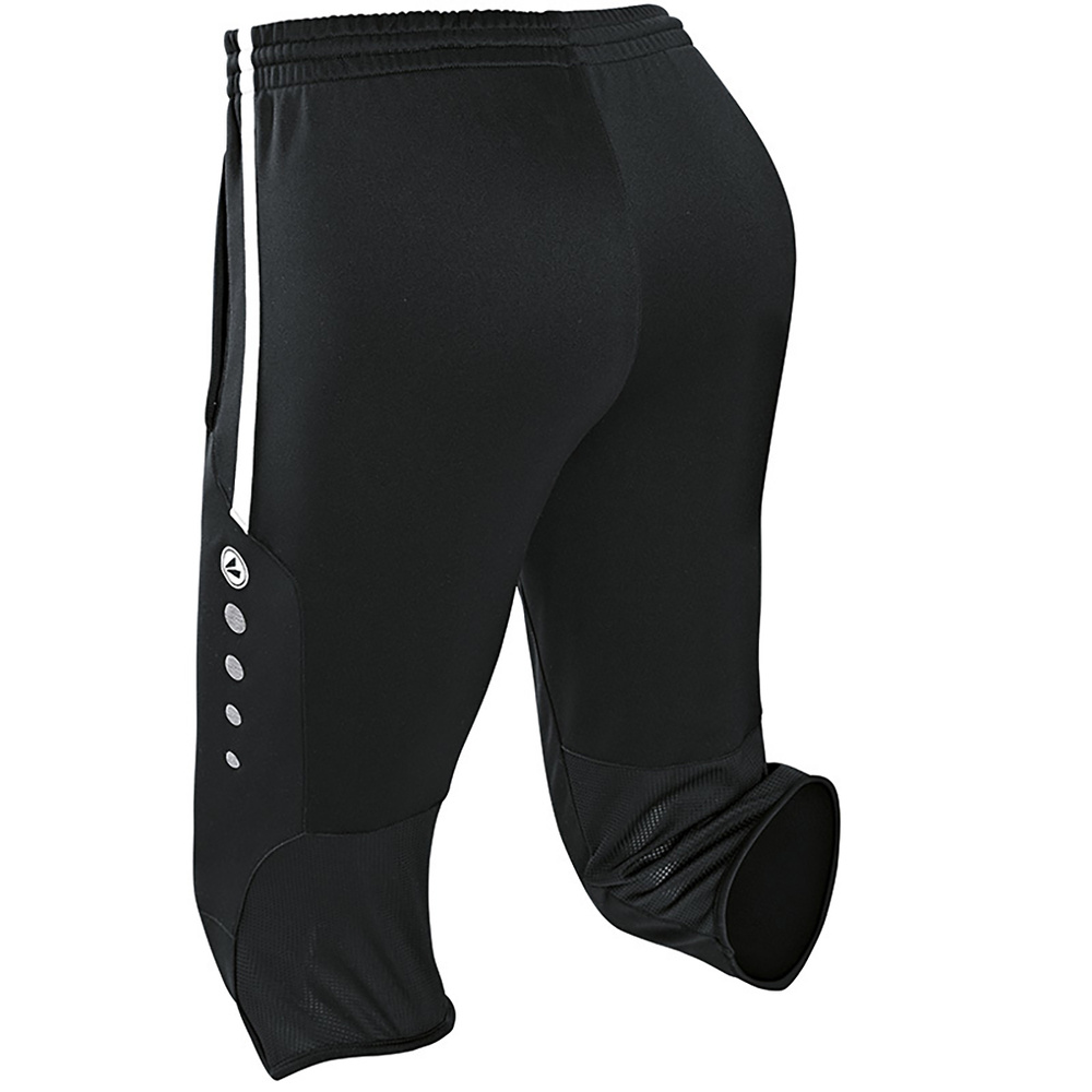 3/4 TRAINING TROUSERS JAKO ACTIVE, BLACK-WHITE MEN. 