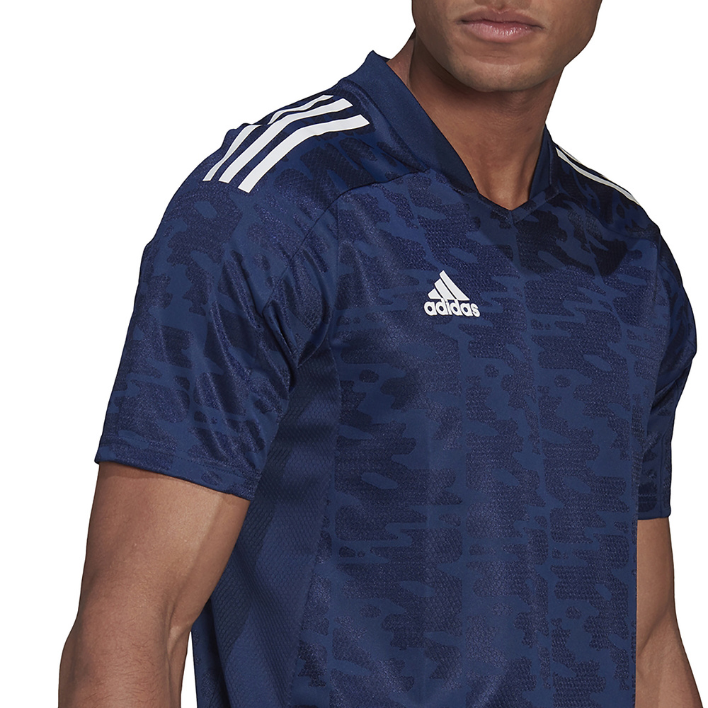 ADIDAS CONDIVO 21 PRIMEBLUE JERSEY SHORT SLEEVE, NAVY BLUE MAN. ADIDAS CONDIVO 21 PRIMEBLUE JERSEY SHORT SLEEVE, NAVY BLUE MAN.