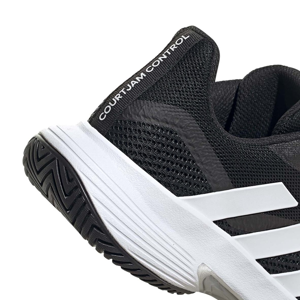 ADIDAS COURTJAM CONTROL, BLACK-FTW WHITE-PLAMET WOMEN. 