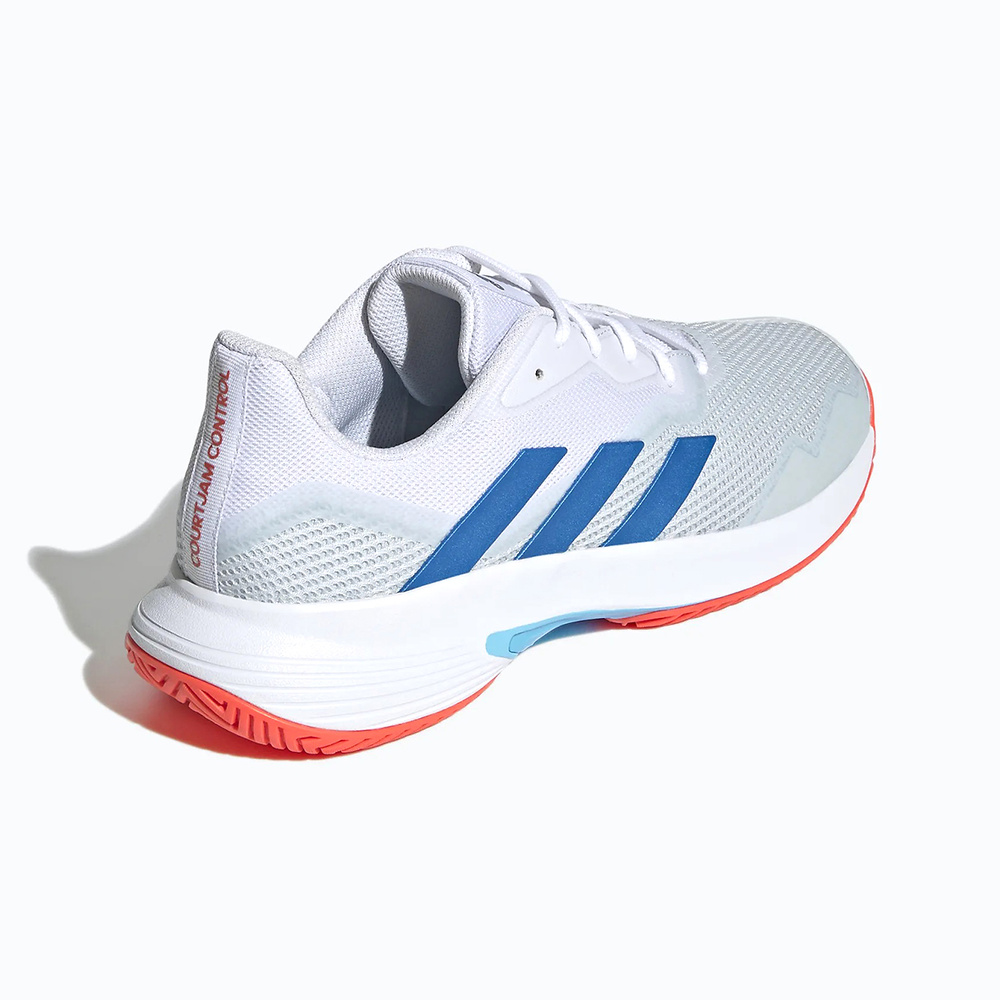 ADIDAS COURTJAM CONTROL, BLUE TINT S18-BLUE RUSH-FTWR WHITE MEN. 