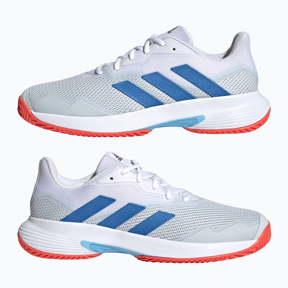 ADIDAS COURTJAM CONTROL, BLUE TINT S18-BLUE RUSH-FTWR WHITE MEN. 