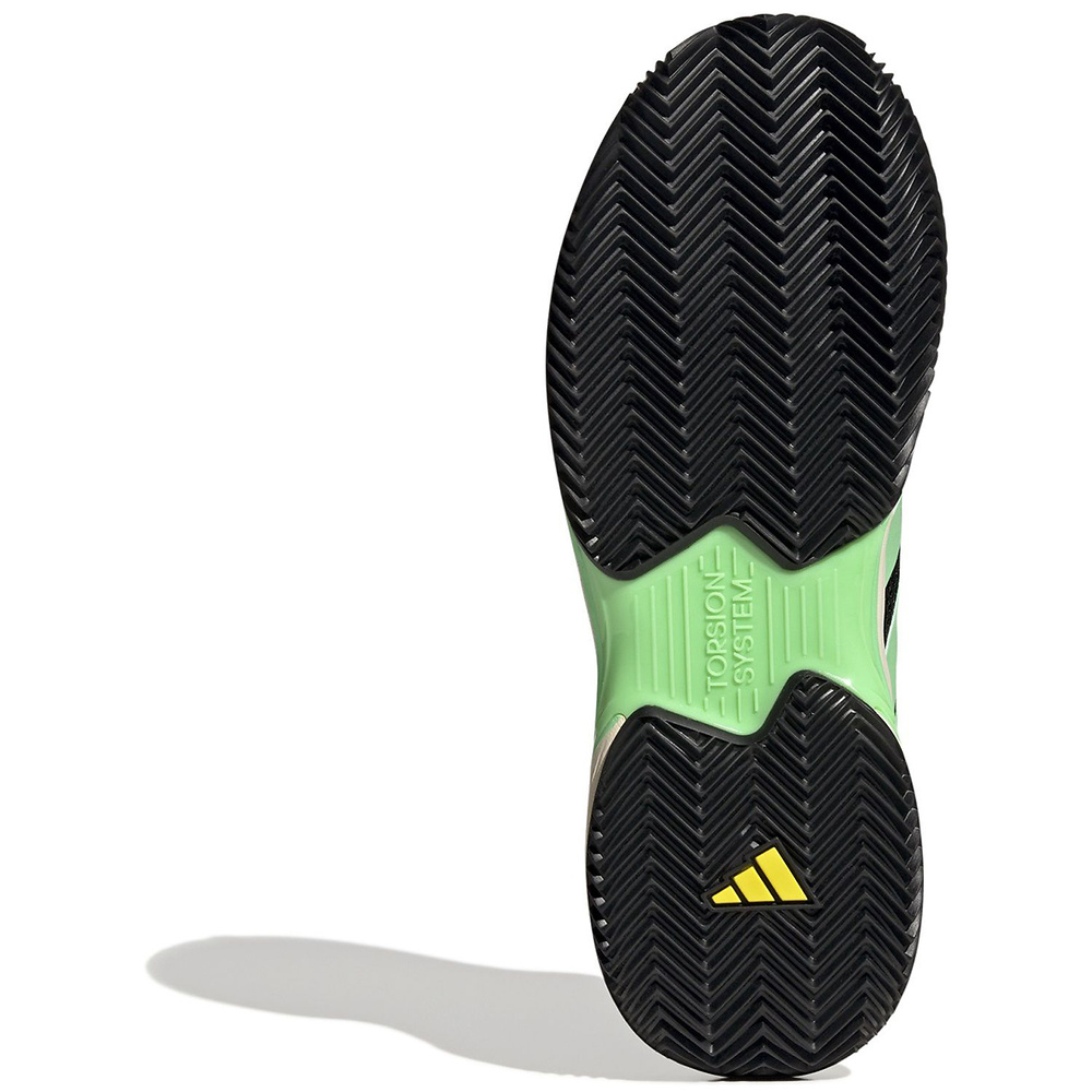 ADIDAS COURTJAM CONTROL, CORE BLACK-BEAM GREEN-BEAM YELLOW MEN. 