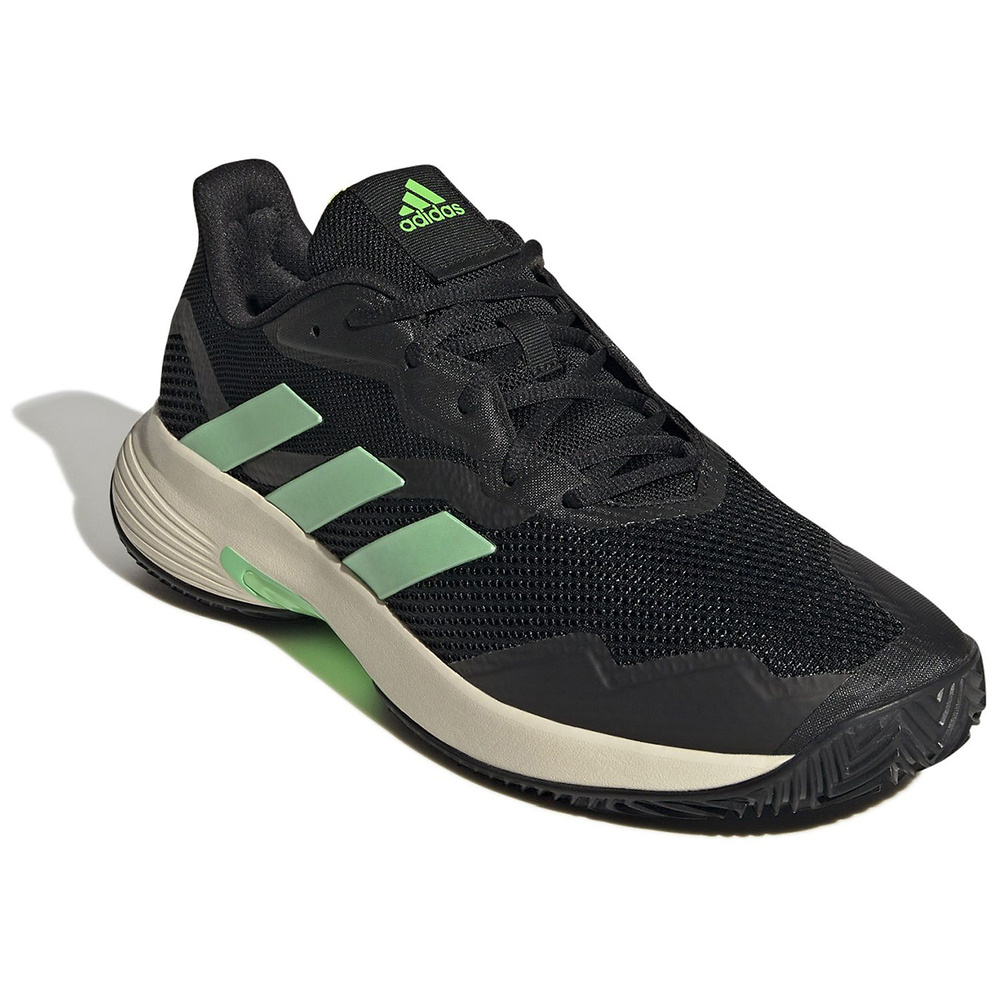 ADIDAS COURTJAM CONTROL, CORE BLACK-BEAM GREEN-BEAM YELLOW MEN. 