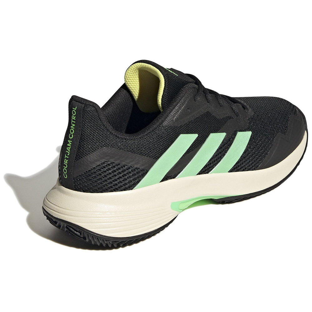 ADIDAS COURTJAM CONTROL, CORE BLACK-BEAM GREEN-BEAM YELLOW MEN. 