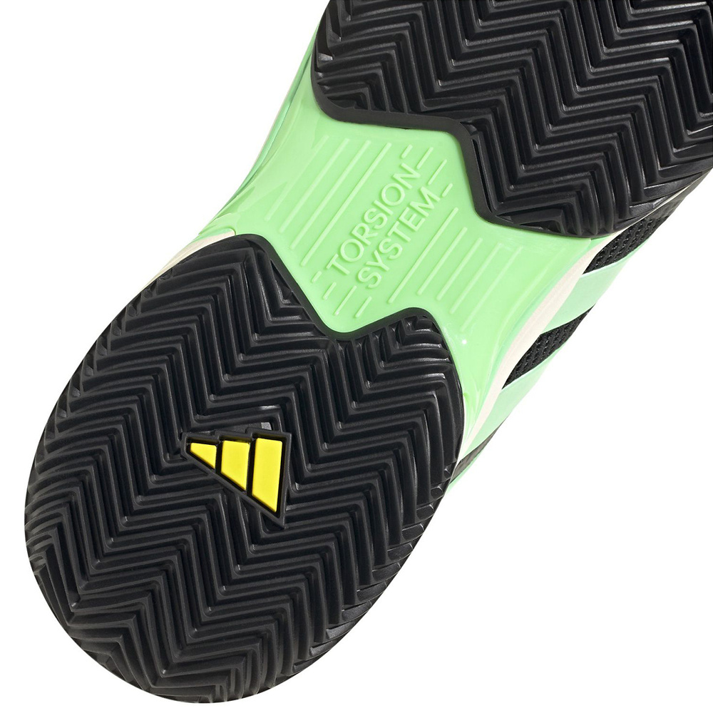 ADIDAS COURTJAM CONTROL, CORE BLACK-BEAM GREEN-BEAM YELLOW MEN. 