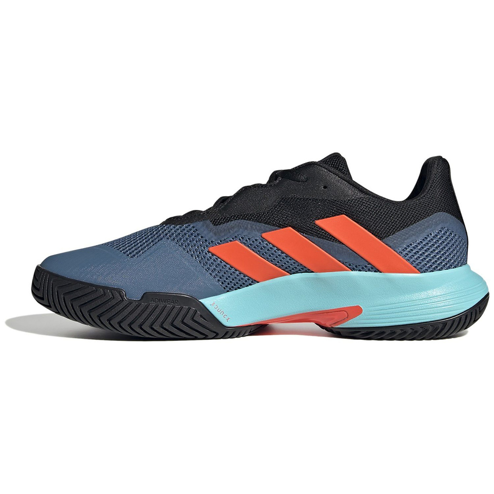 ADIDAS COURTJAM CONTROL, CORE BLACK-PULSE AQUA-ALTERED MEN. 