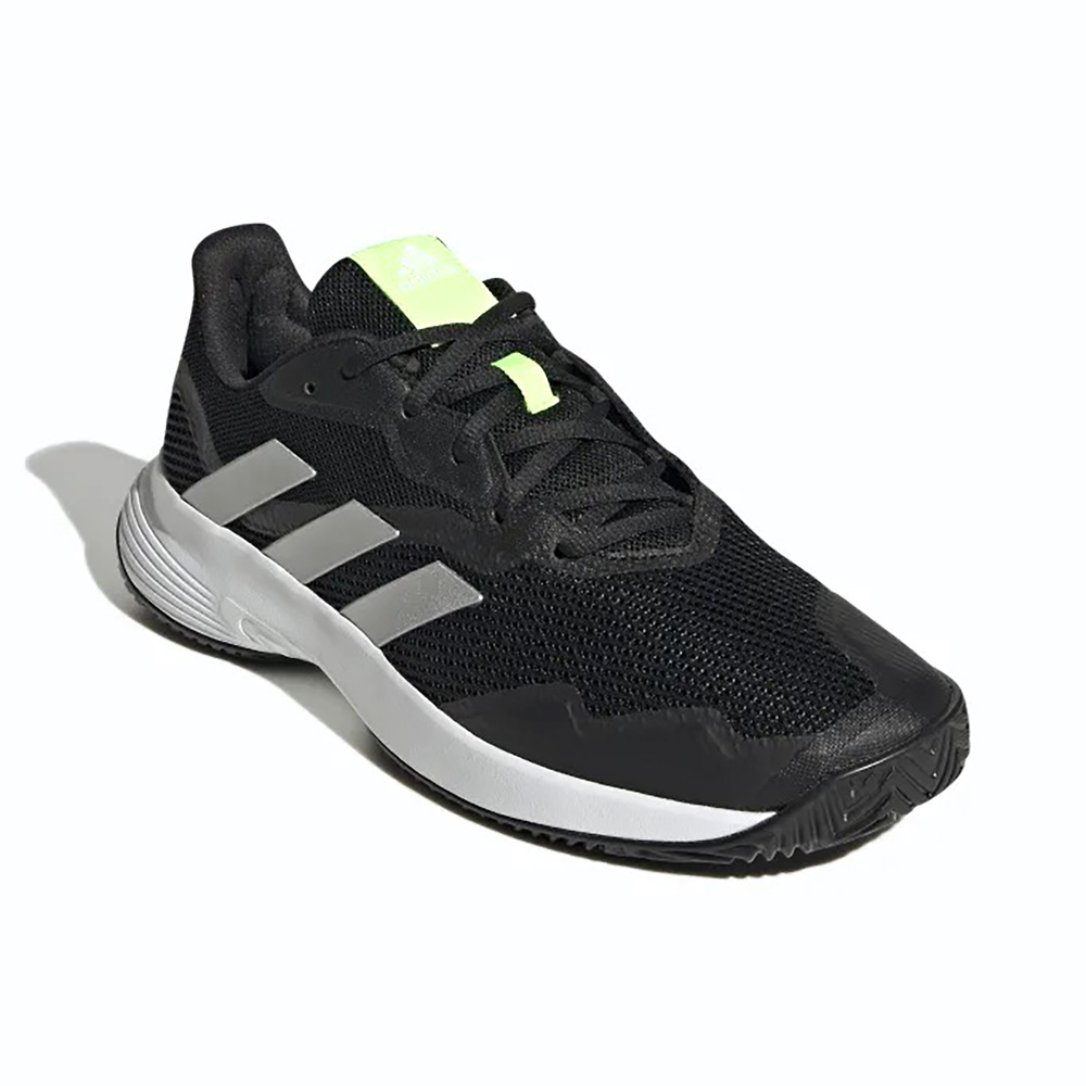 ADIDAS COURTJAM CONTROL, CORE BLACK-SILVER MET-FTWR WHITE MEN. 