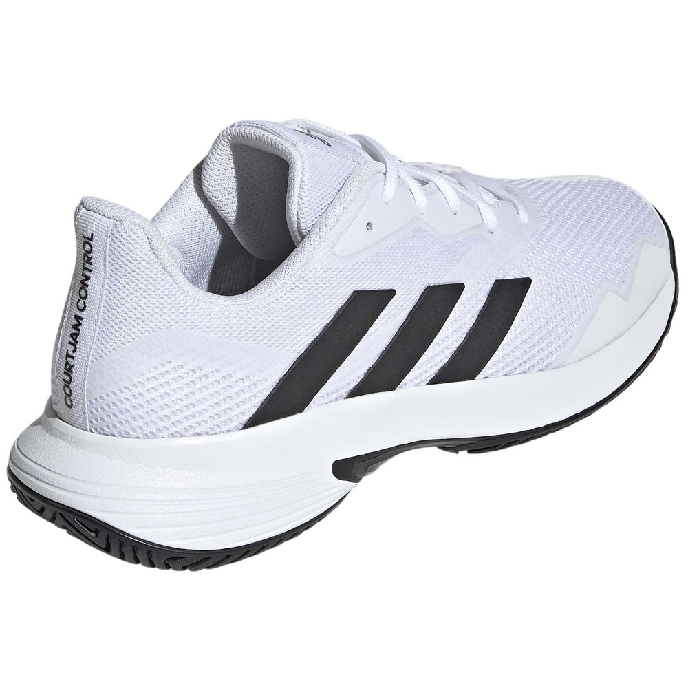 ADIDAS COURTJAM CONTROL, FTWR WHITE-CORE BLACK-FTWR WHITE MEN. 