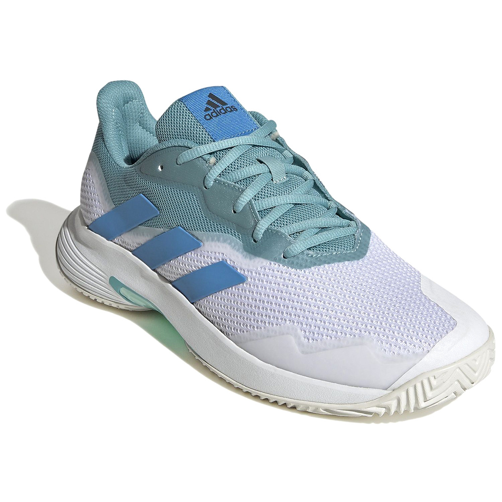 ADIDAS COURTJAM CONTROL, MINT TON-PULSE BLUE-FTWR WHITE MEN. 