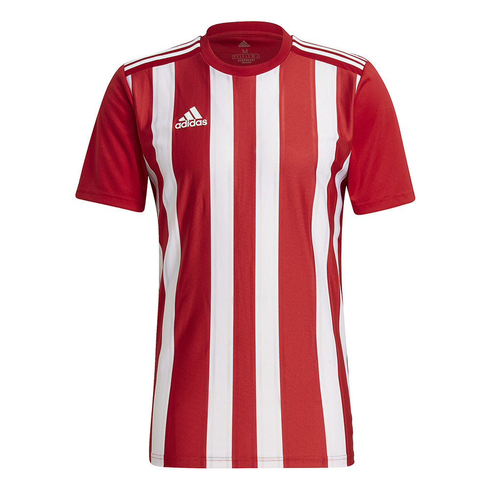 ADIDAS STRIPED 21 JERSEY SHORT SLEEVE, RED-WHITE MAN. ADIDAS STRIPED 21 JERSEY SHORT SLEEVE, RED-WHITE MAN.