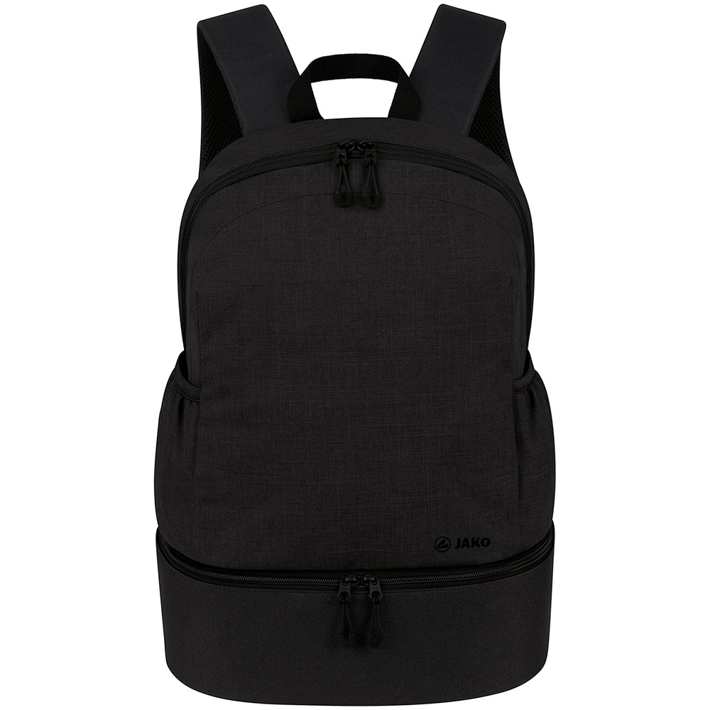 BACKPACK JAKO CHALLENGE, BLACK MELANGE. 