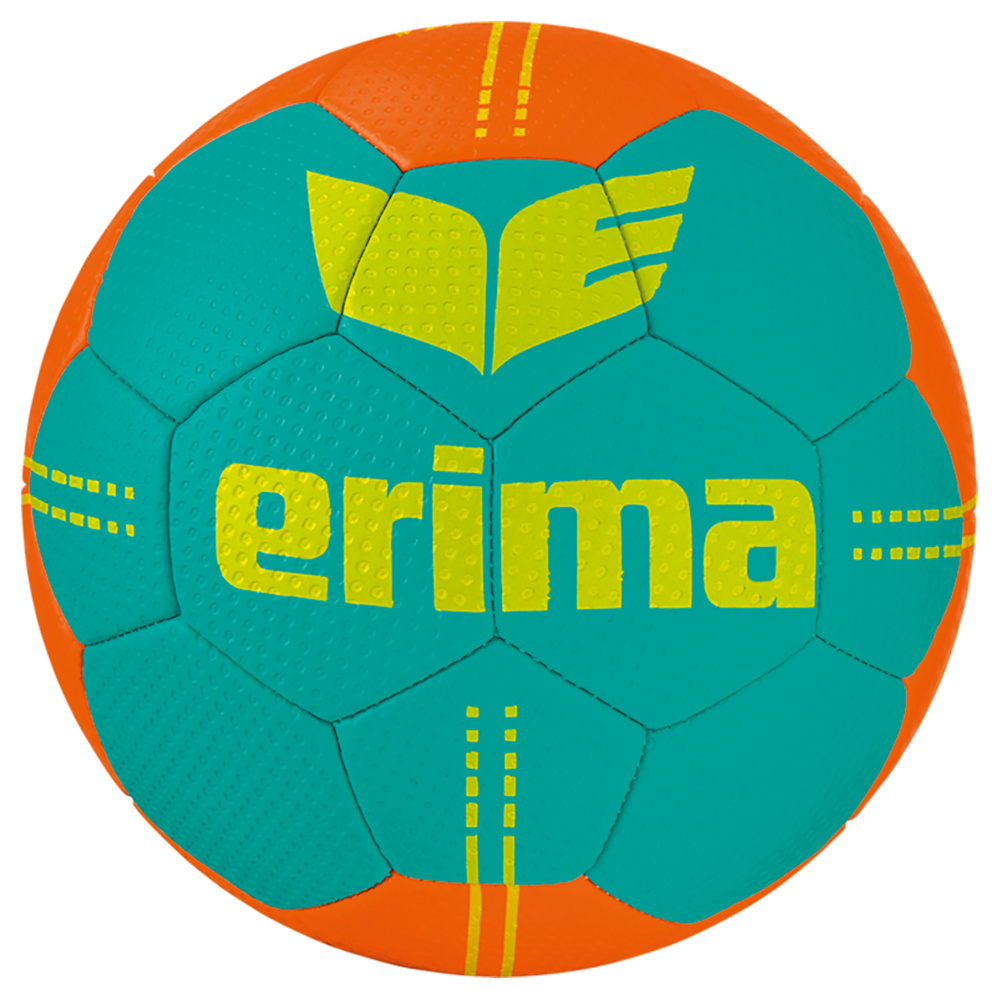 BALÓN DE BALONMANO ERIMA PURE GRIP JUNIOR, COLUMBIA-NARANJA. 