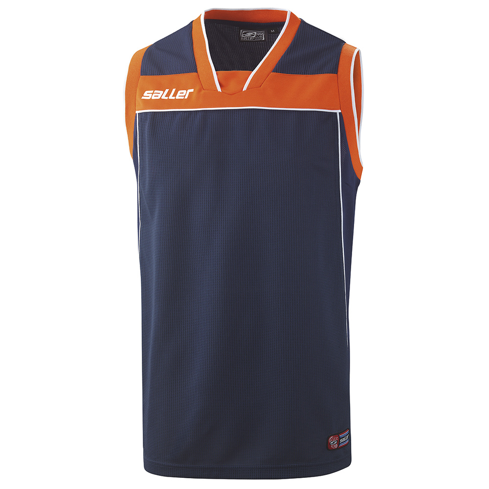 BASKETBALL-SET SALLERBASELINE, NAVY-ORANGE. 