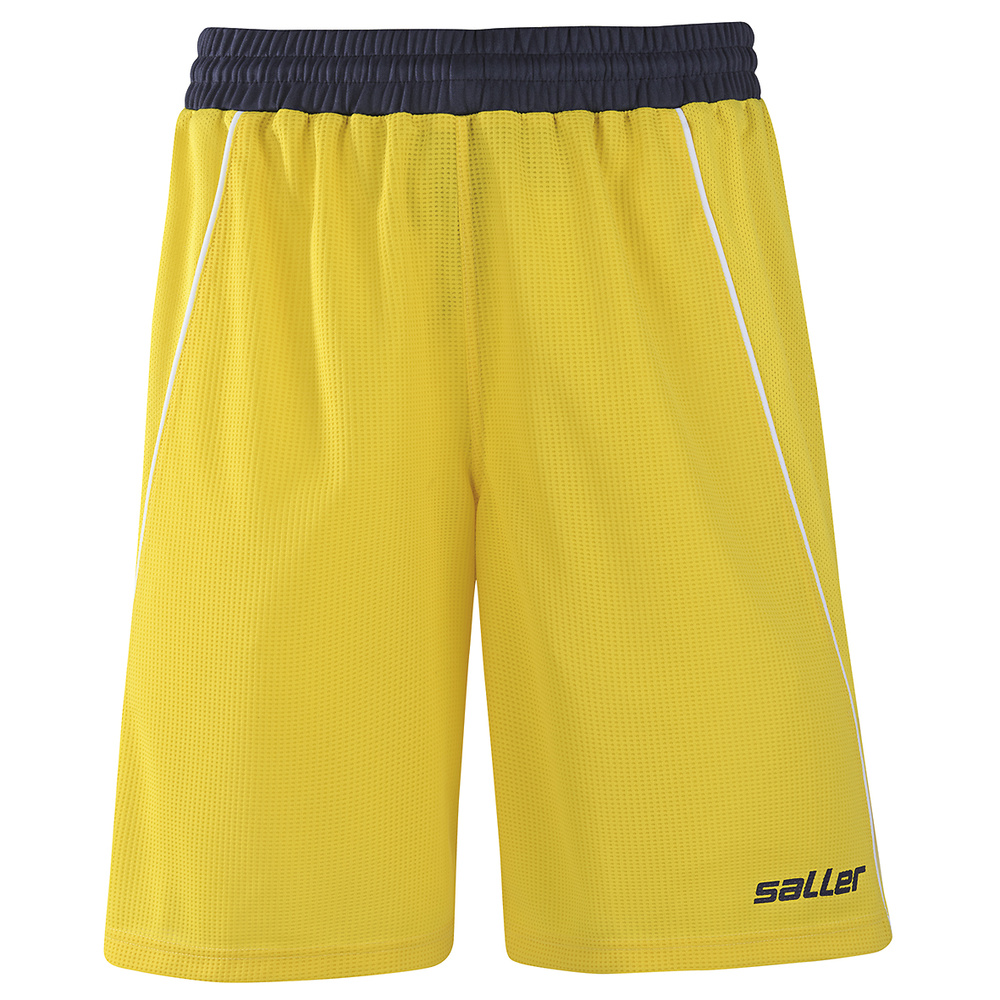 BASKETBALL-SET SALLERBASELINE, YELLOW-NAVY. 