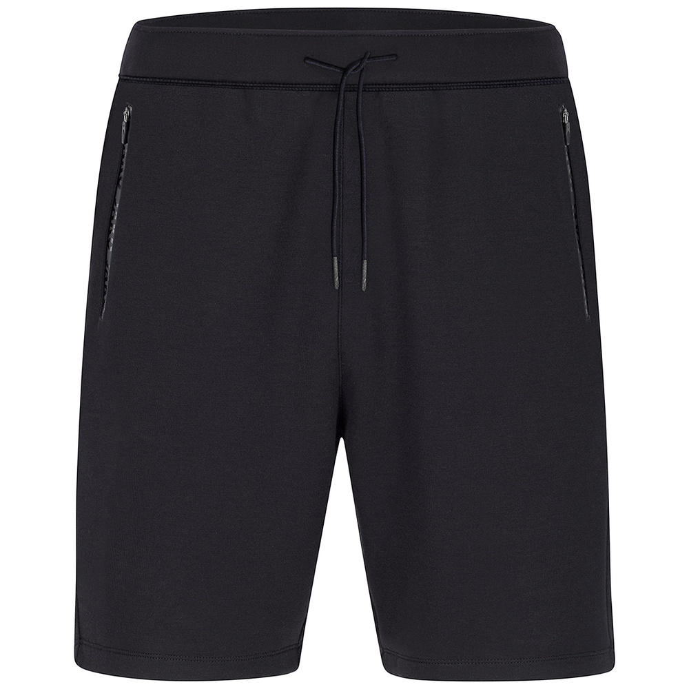 BERMUDA JAKO PRO CASUAL, NEGRA UNISEX. 