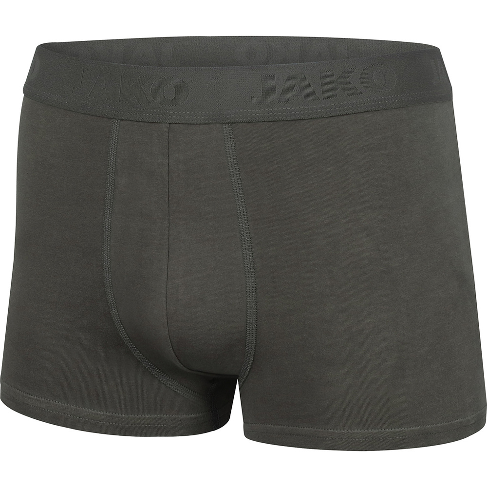 BOXER SHORTS JAKO PREMIUM 2 PACK, ANTHRACITE MEN. 