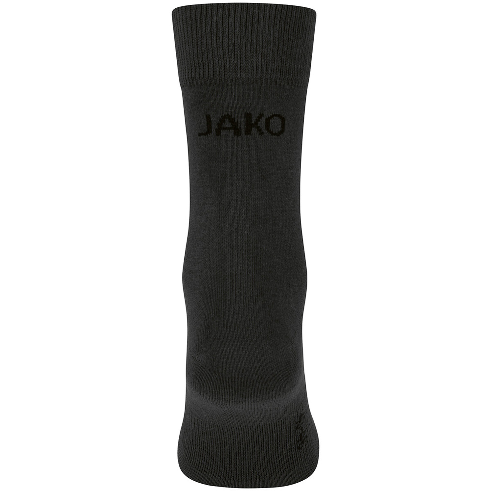 CALCETINES DE OCIO JAKO PACK DE 3, NEGRO. 