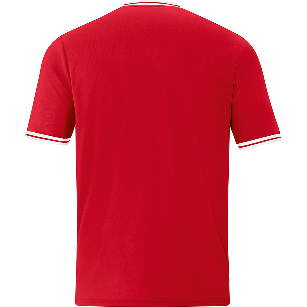 CAMISETA CUBRE JAKO CENTER 2.0, ROJA-BLANCA NIÑO. 