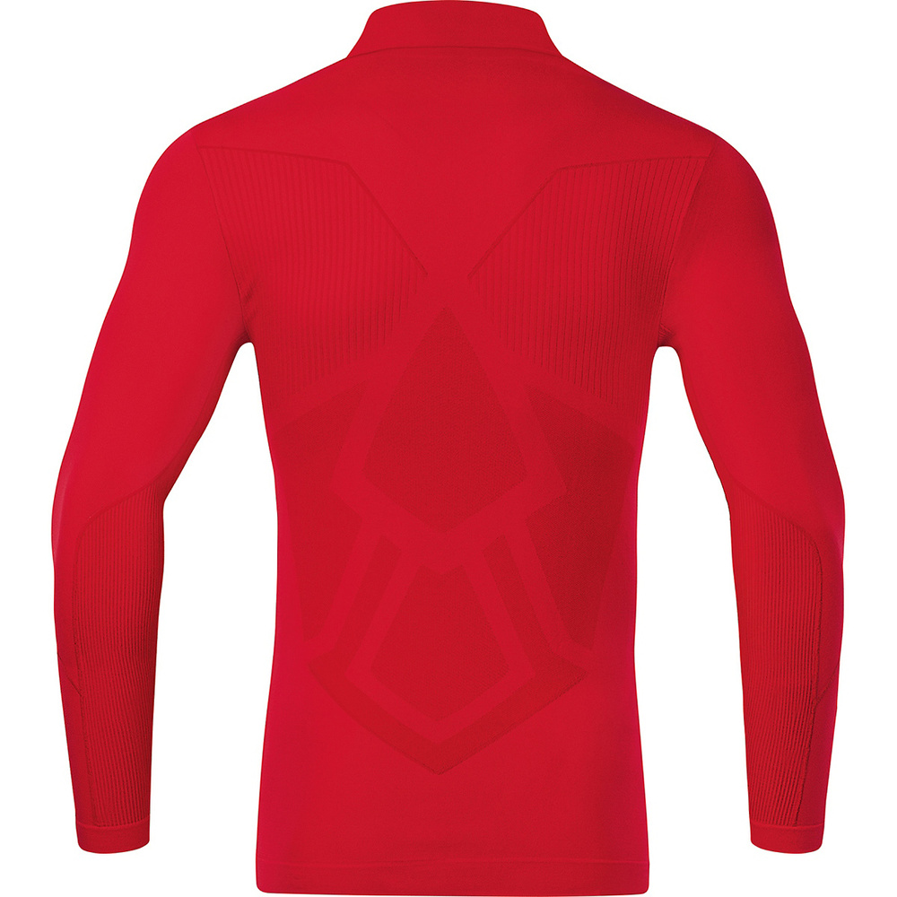 CAMISETA CUELLO ALTO JAKO COMFORT 2.0, ROJA HOMBRE. 