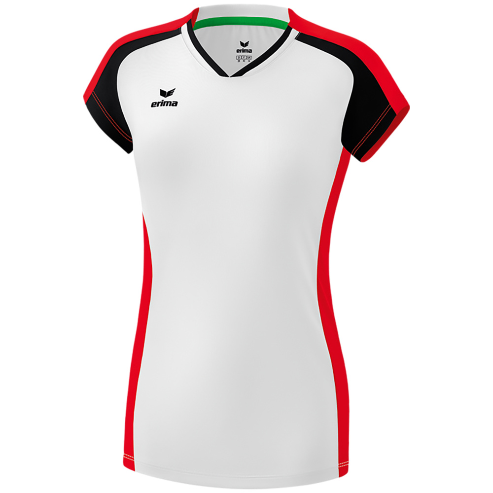 CAMISETA DE TIRANTES ERIMA GANDIA, BLANCA-ROJA-NEGRA MUJER. 