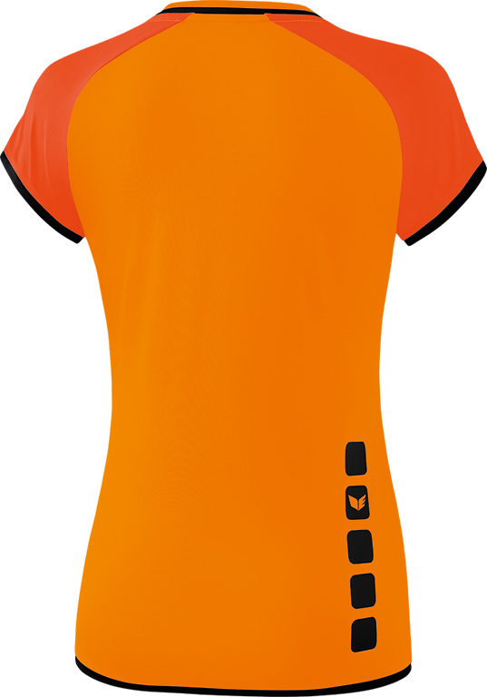 CAMISETA DE TIRANTES ERIMA ZENARI 3.0, NARANJA-MANDARINA-NEGRA MUJER. 