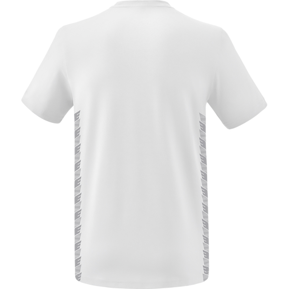 CAMISETA ERIMA ESSENTIAL TEAM, BLANCA-GRIS HOMBRE. 