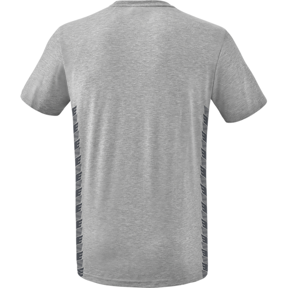 CAMISETA ERIMA ESSENTIAL TEAM, GRIS-GRIS PIZARRA NIÑO. 