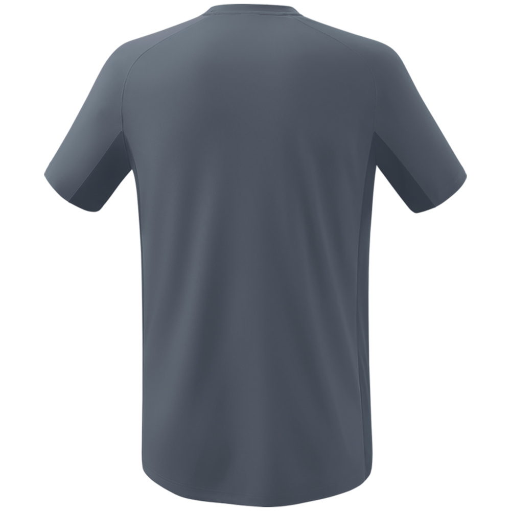 CAMISETA ERIMA LIGA STAR TRAINING T-SHIRT, GRIS PIZARRA-NEGRA NIÑO. 