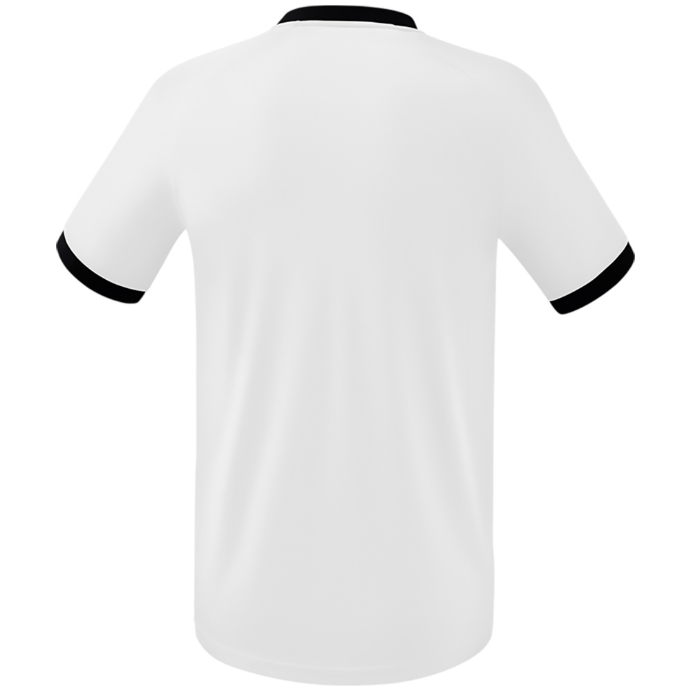 CAMISETA ERIMA MANTUA, BLANCA-NEGRA HOMBRE. 