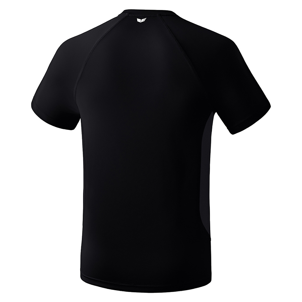 CAMISETA ERIMA PERFORMANCE, NEGRA HOMBRE. 