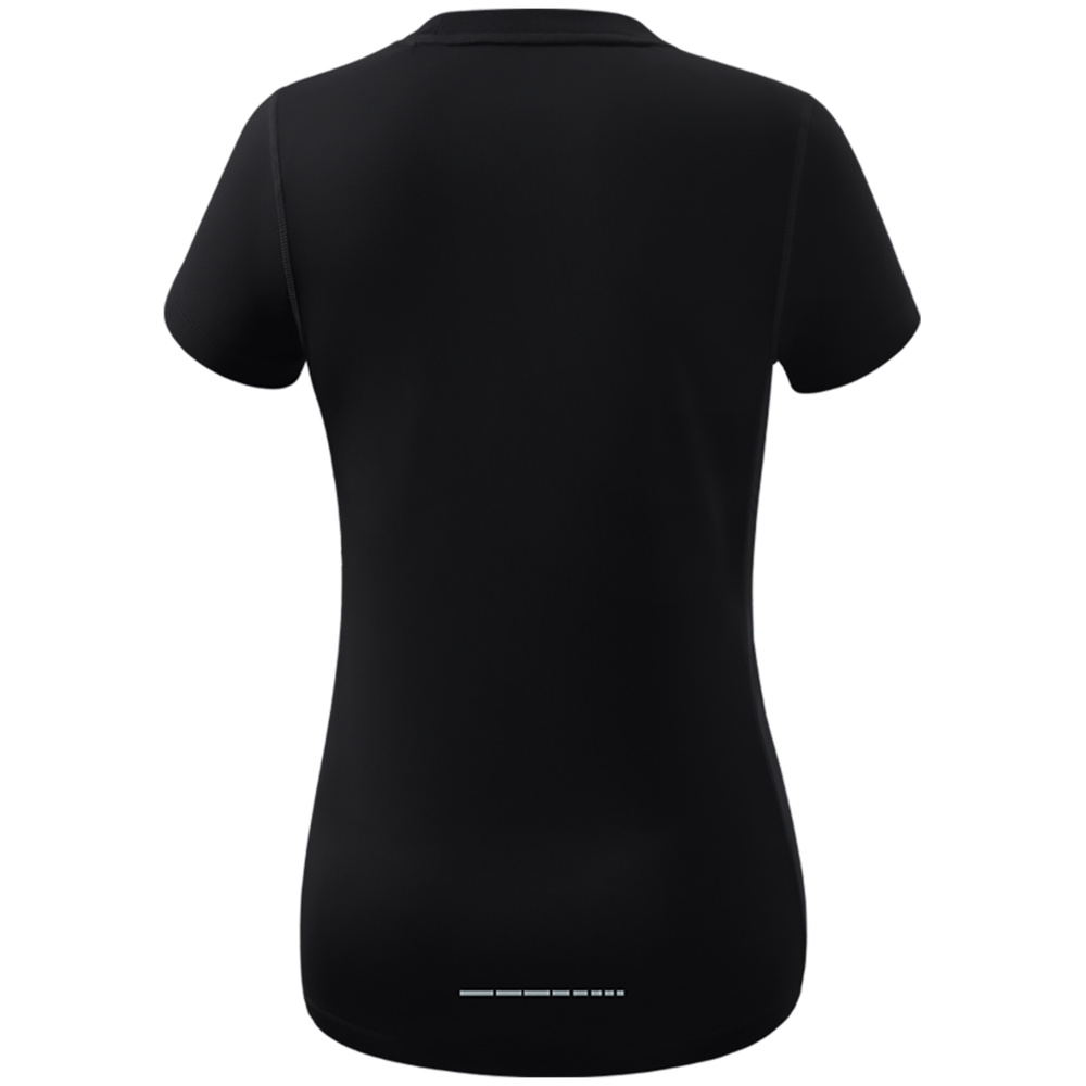 CAMISETA ERIMA RACING, NEGRA MUJER. 